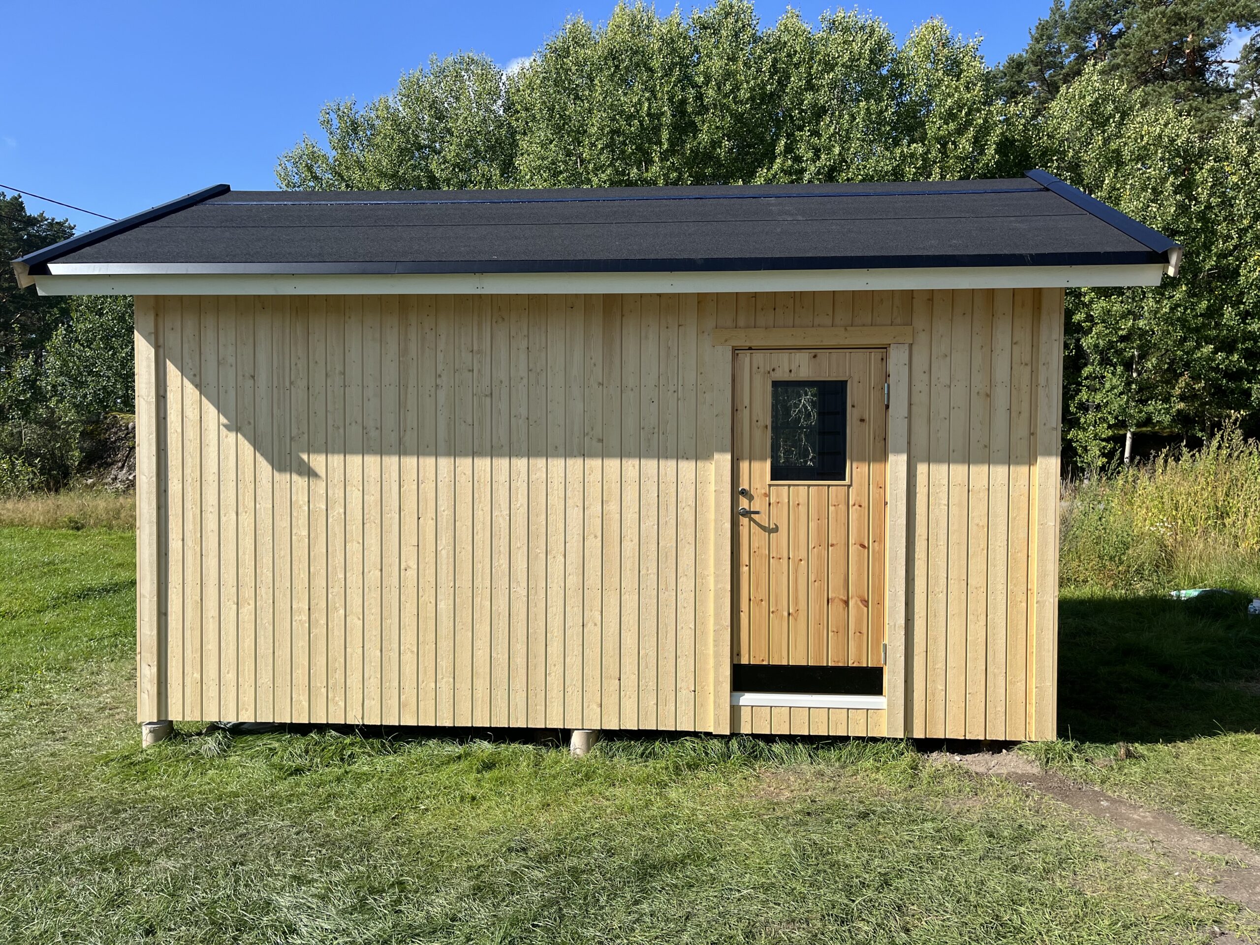 Byggnation friggebod Norrtälje