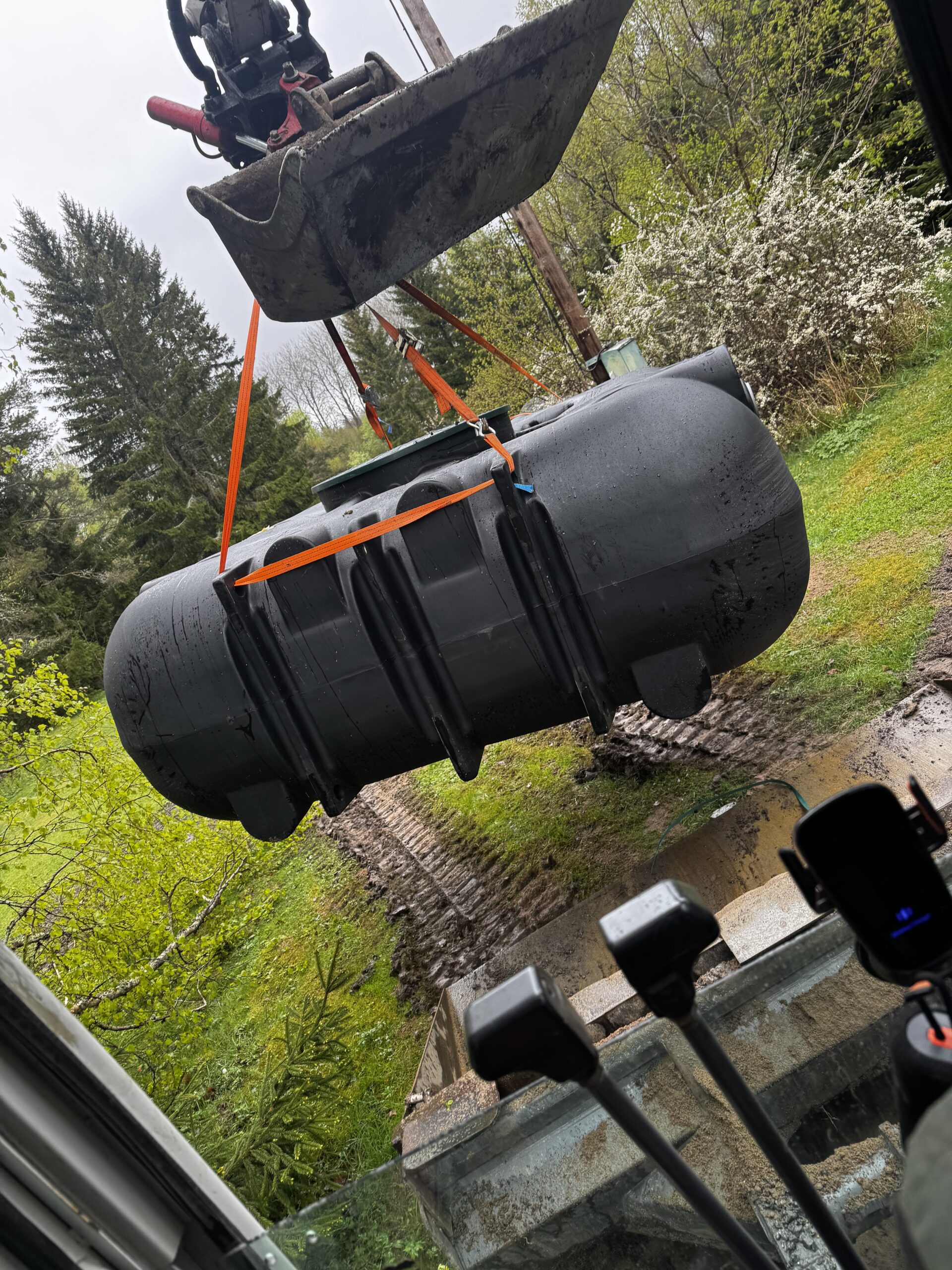 Installation nytt avlopp