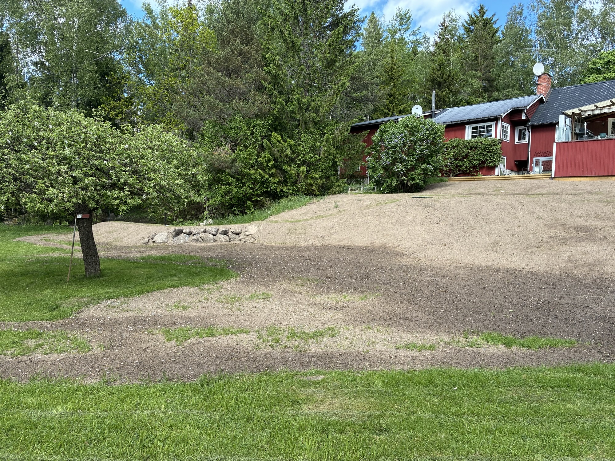 Nytt avlopp med markbädd