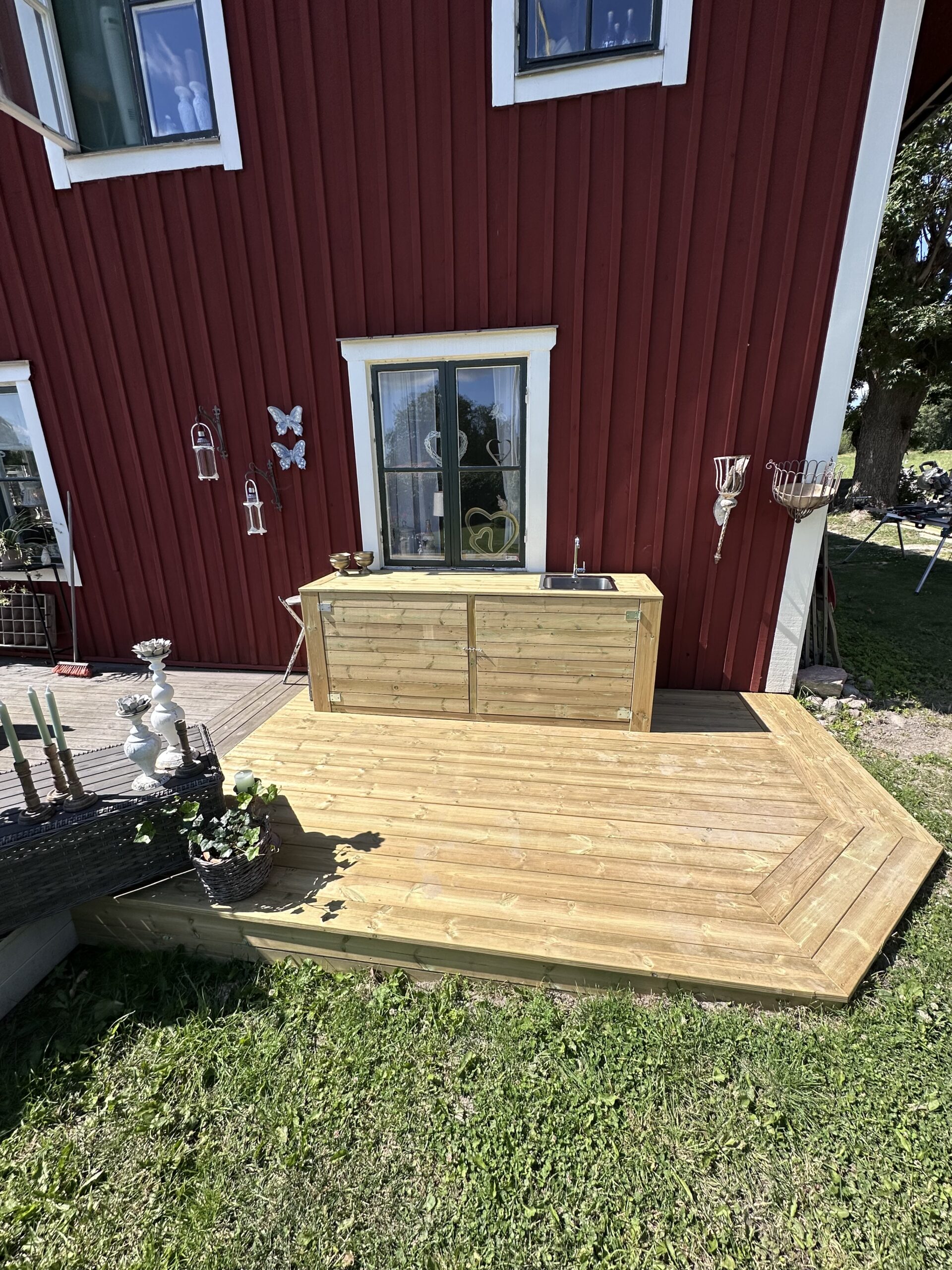 Nybyggt Utekök