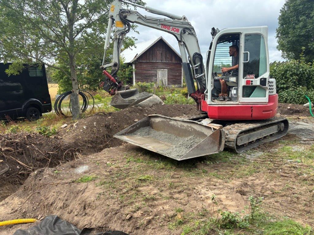 Schaktning för el & vatten